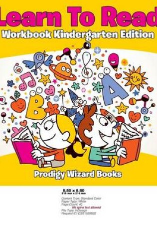 Cover of Learn to Read Workbook Kindergarten Edition