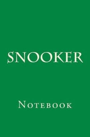 Cover of Snooker