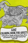 Book cover for Goat Coloring Book For Adults