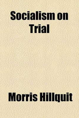 Book cover for Socialism on Trial