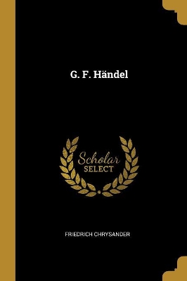 Book cover for G. F. Händel
