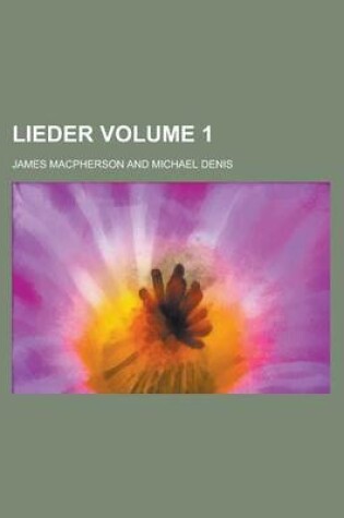 Cover of Lieder Volume 1