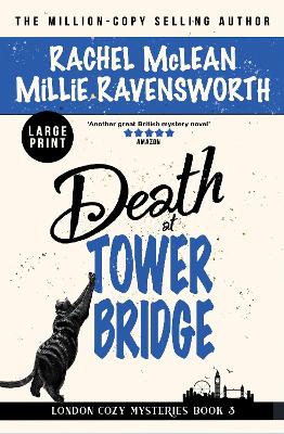 Book cover for Death at Tower Bridge (Large Print)