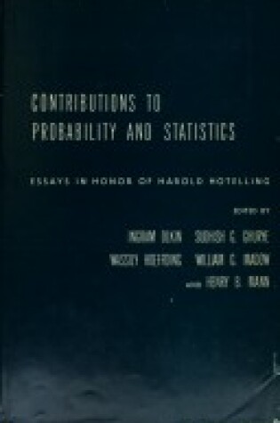 Cover of Contributions to Probability and Statistics