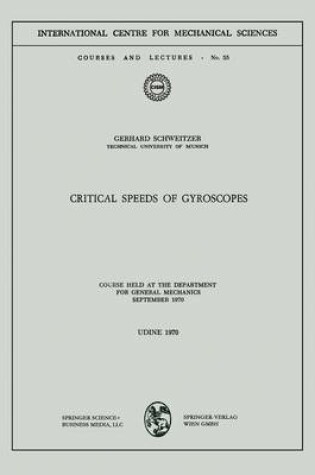 Cover of Critical Speeds of Gyroscopes