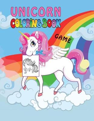 Book cover for Unicorn Coloring Book Game