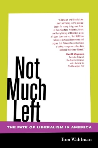 Cover of Not Much Left