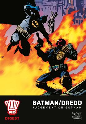 Book cover for 2000 AD Digest: Judge Dredd/Batman