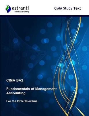 Book cover for Cima Ba2 Fundamentals of Management Accounting Study Text