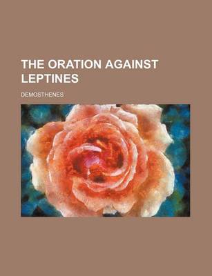 Book cover for The Oration Against Leptines