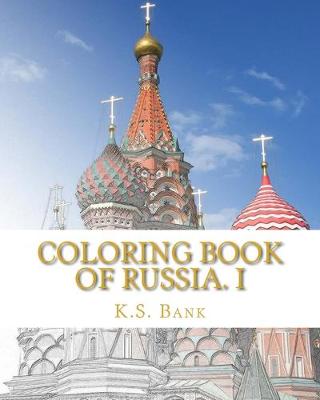 Book cover for Coloring Book of Russia. I