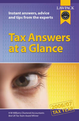 Book cover for Tax Answers at a Glance
