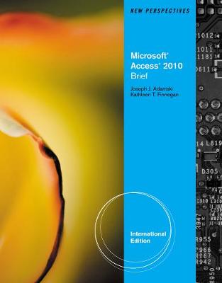 Book cover for New Perspectives on MicrosoftÂ® Access 2010, Brief International Edition