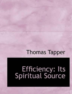 Book cover for Efficiency