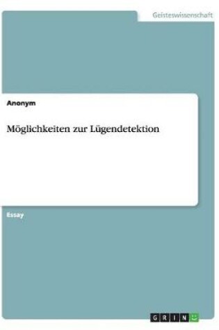 Cover of M�glichkeiten zur L�gendetektion