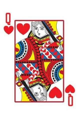 Cover of Queen of Hearts Lined Notebook