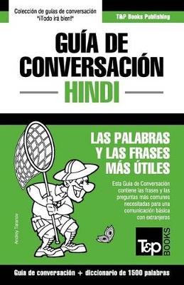 Book cover for Guia de Conversacion Espanol-Hindi y diccionario conciso de 1500 palabras