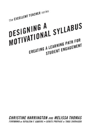 Cover of Designing a Motivational Syllabus