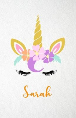 Book cover for Sarah A5 Lined Notebook 110 Pages