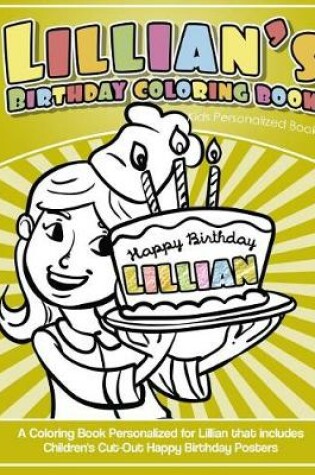 Cover of Lillian's Birthday Coloring Book Kids Personalized Books