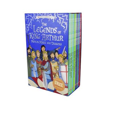 Cover of The Legends of King Arthur: Merlin, Magic, and Dragons