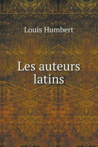 Cover of Les auteurs latins