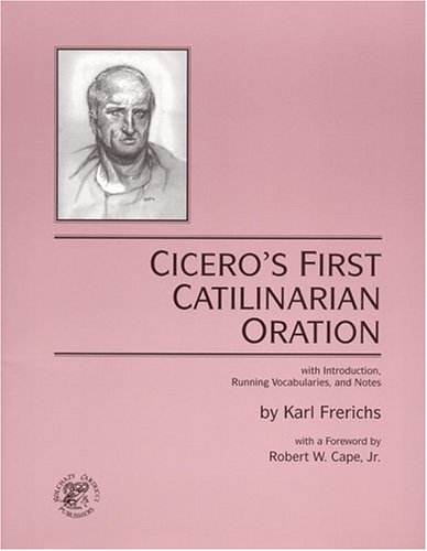 Book cover for Cicero's First Catilinarian Oration