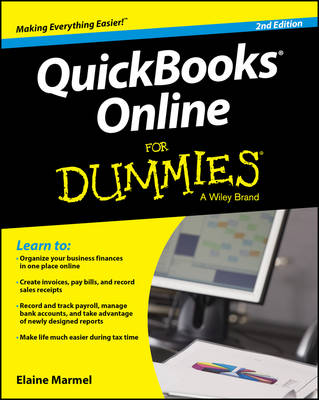 Book cover for QuickBooks Online for Dummies, 2nd Edition