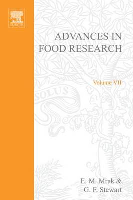 Book cover for Advances in Food Research Volume 7