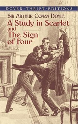 Book cover for A Study in Scarlet: and the Sign of Four