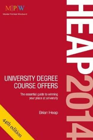 Cover of HEAP 2014: University Degree Course Offers