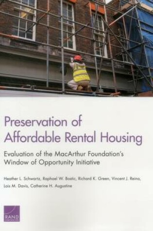 Cover of Preservation of Affordable Rental Housing
