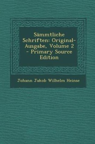 Cover of Sammtliche Schriften