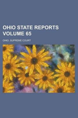 Cover of Ohio State Reports Volume 65