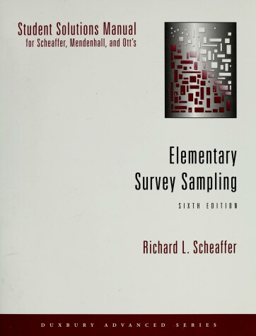 Book cover for SSM Elem Survey Sampling 6e