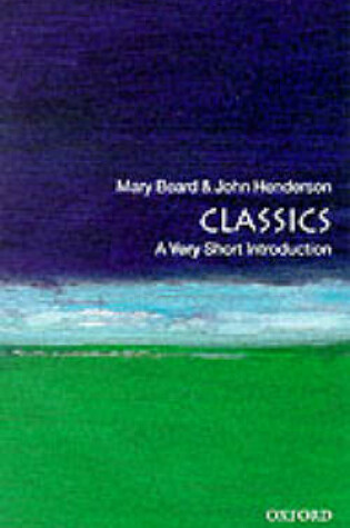Cover of Classics: A Very Short Introduction
