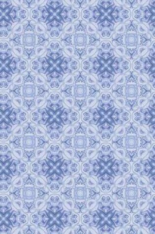 Cover of (Website Password Organizer) Blue and White Fractal Background