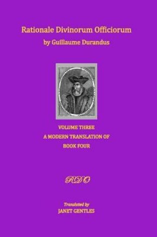 Cover of Rationale Divinorum Officiorum by Guillaume Durandus, Volume Three