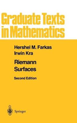 Book cover for Riemann Surfaces