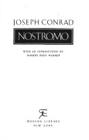 Book cover for Nostromo #
