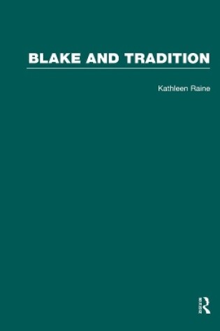 Cover of Blake & Tradition           V1