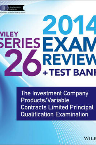 Cover of Wiley Series 26 Exam Review 2014 + Test Bank