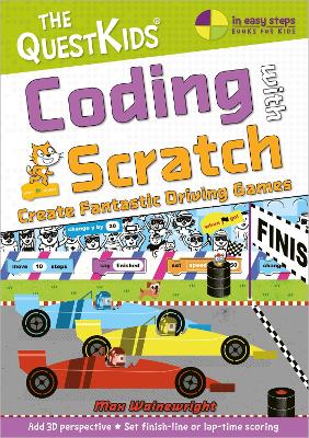 Book cover for Coding with Scratch - Create Fantastic Driving Games