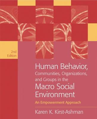 Book cover for Human Behavior, Communities, Organizations, and Groups in the Macro Social Environment