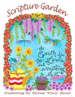 Book cover for Scripture Garden Coloring Book