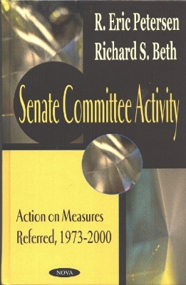 Book cover for Senate Committee Activity