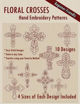 Cover of Floral Crosses Hand Embroidery Patterns