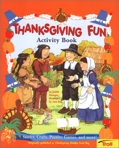 Book cover for Thanksgiving Fun Activity Book