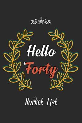 Book cover for Hello Forty Bucket List