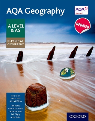 Book cover for AQA Geography A Level & AS Physical Geography Student Book - Updated 2020